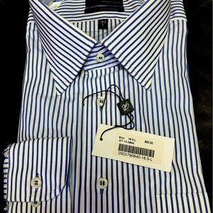 New men’s cotton dress shirt size 18.5 tall
